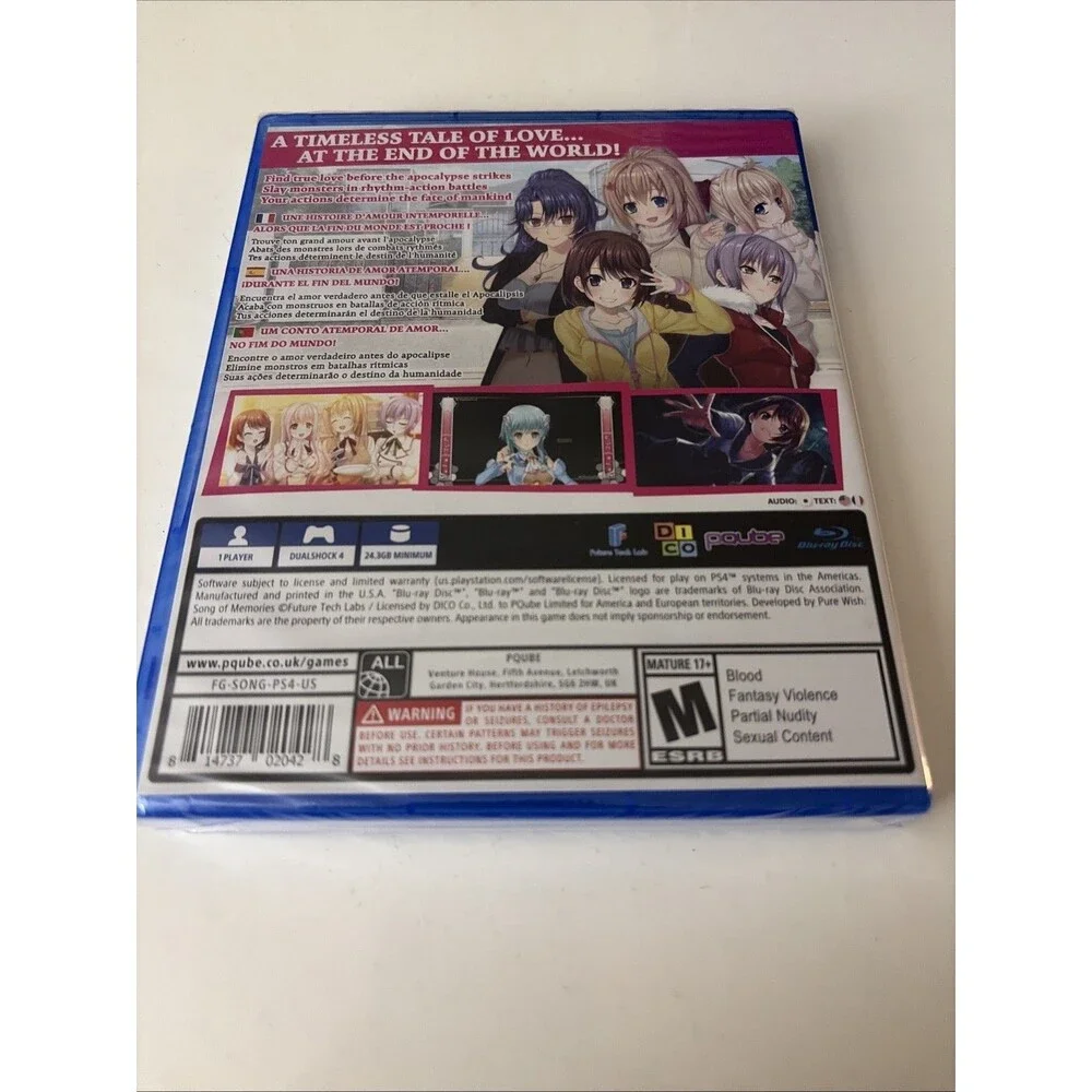 Song of Memories PlayStation 4 (PS4) Brand New/Sealed
